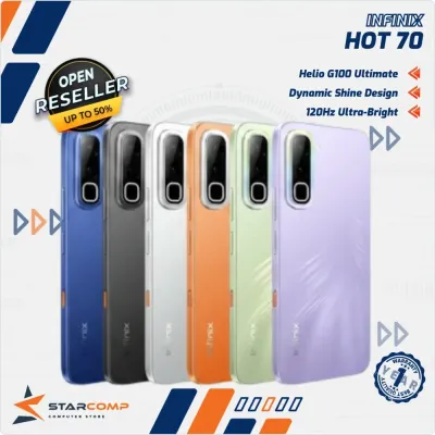 HANDPHONE INFINIX HOT 70 6/128 NIGHT PULSE