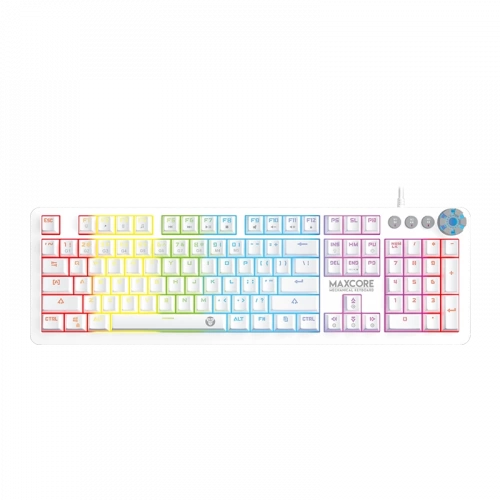 FANTECH MAXCORE MK852 WHITE KEYBOARD GAMING