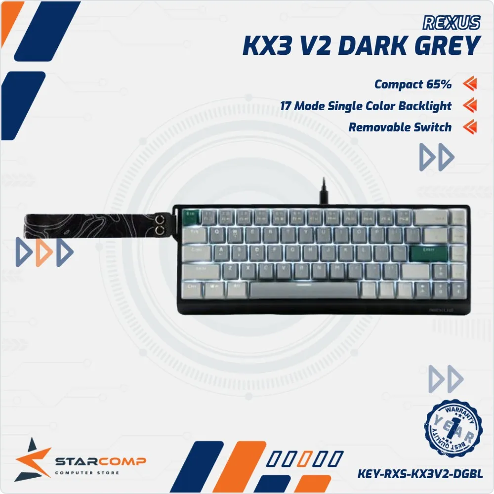 KEY REXUS KX3 V2 HEROIC DARK