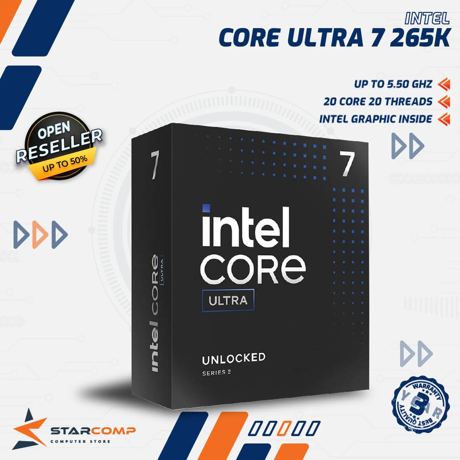 PROCESSOR INTEL CORE ULTRA 7-265K