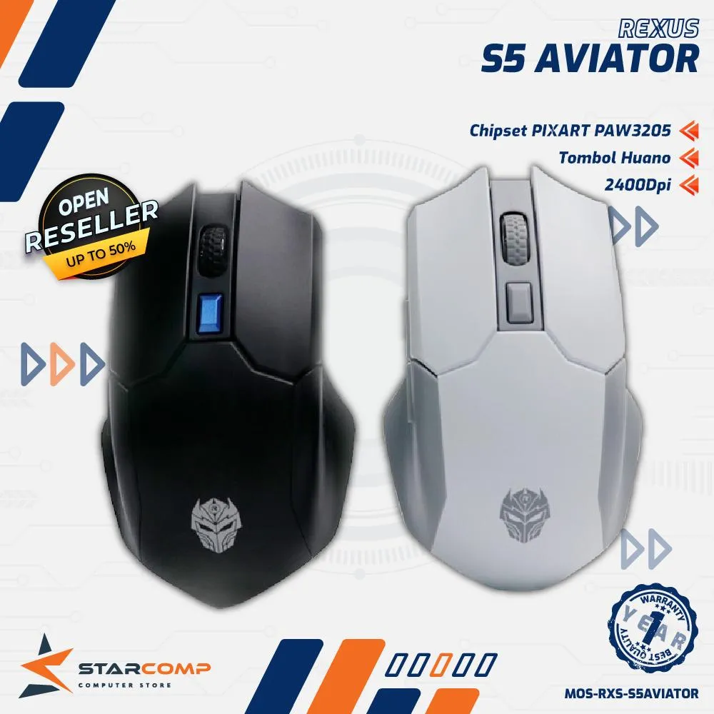 MOUSE REXUS S5 AVIATOR