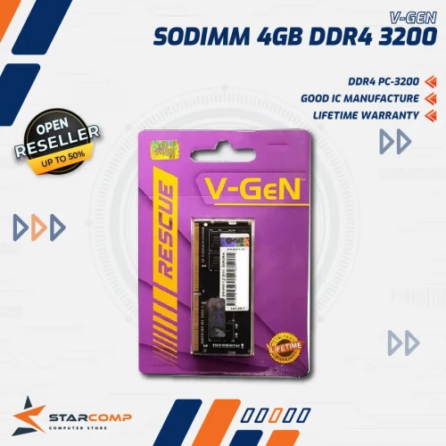 V-GEN 4GB DDR4 3200MHZ SODIMM RESCUE