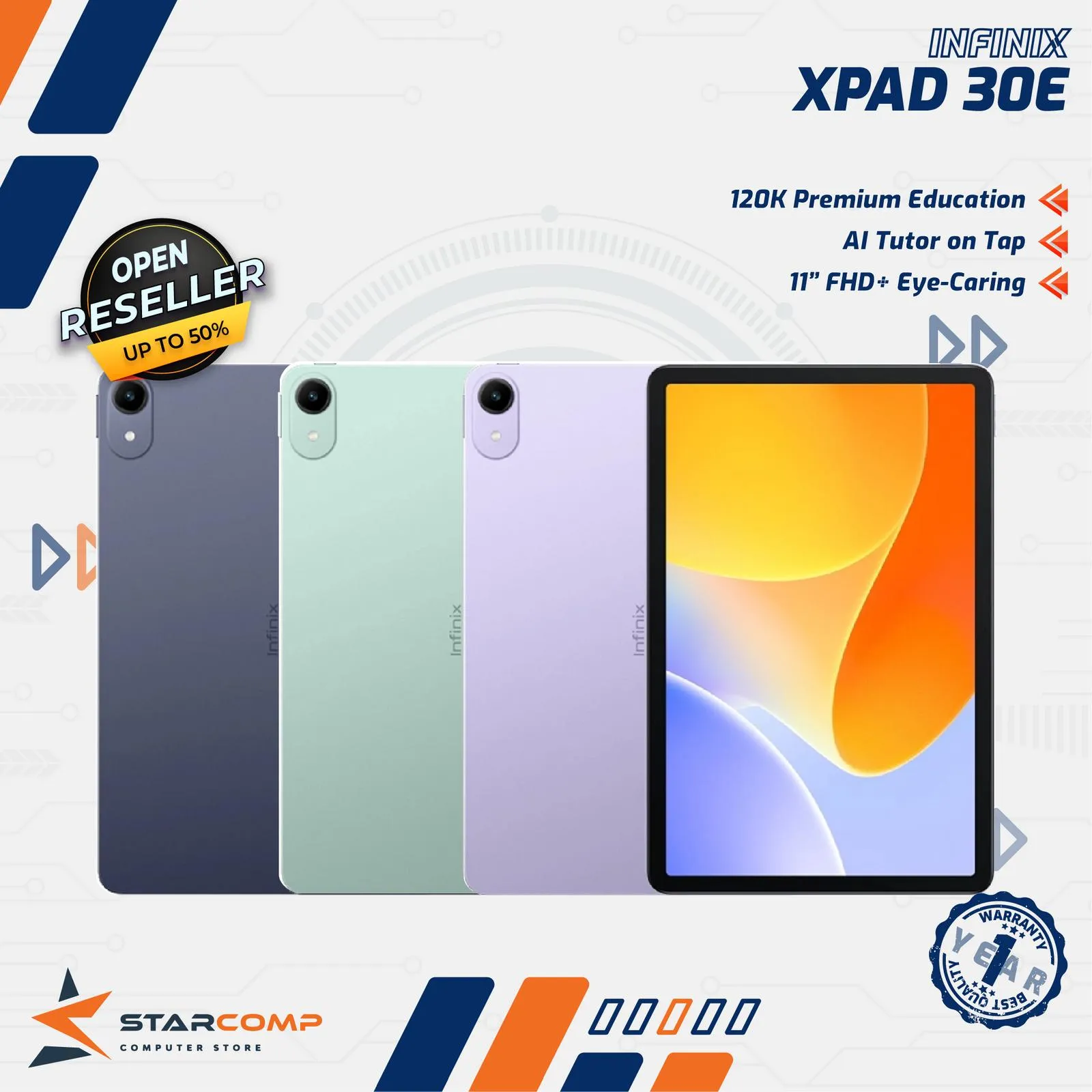TABLET INFINIX XPAD 30E 4/128