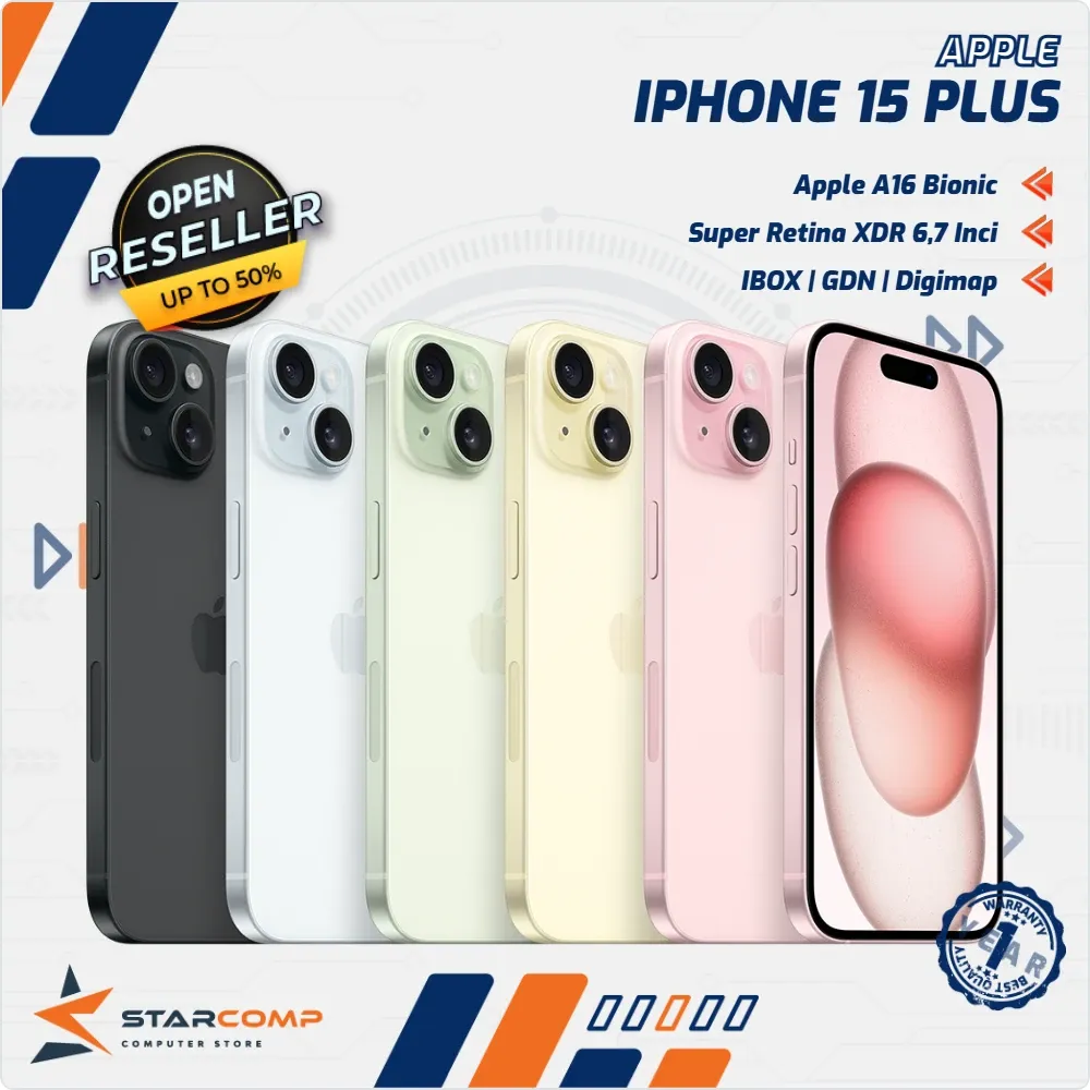HANDPHONE APPLE IPHONE 15 PLUS