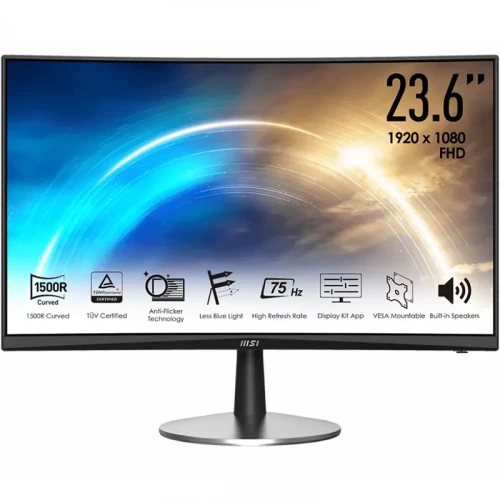 MSI PRO MP242C 24" CURVED FHD 75HZ 1MS