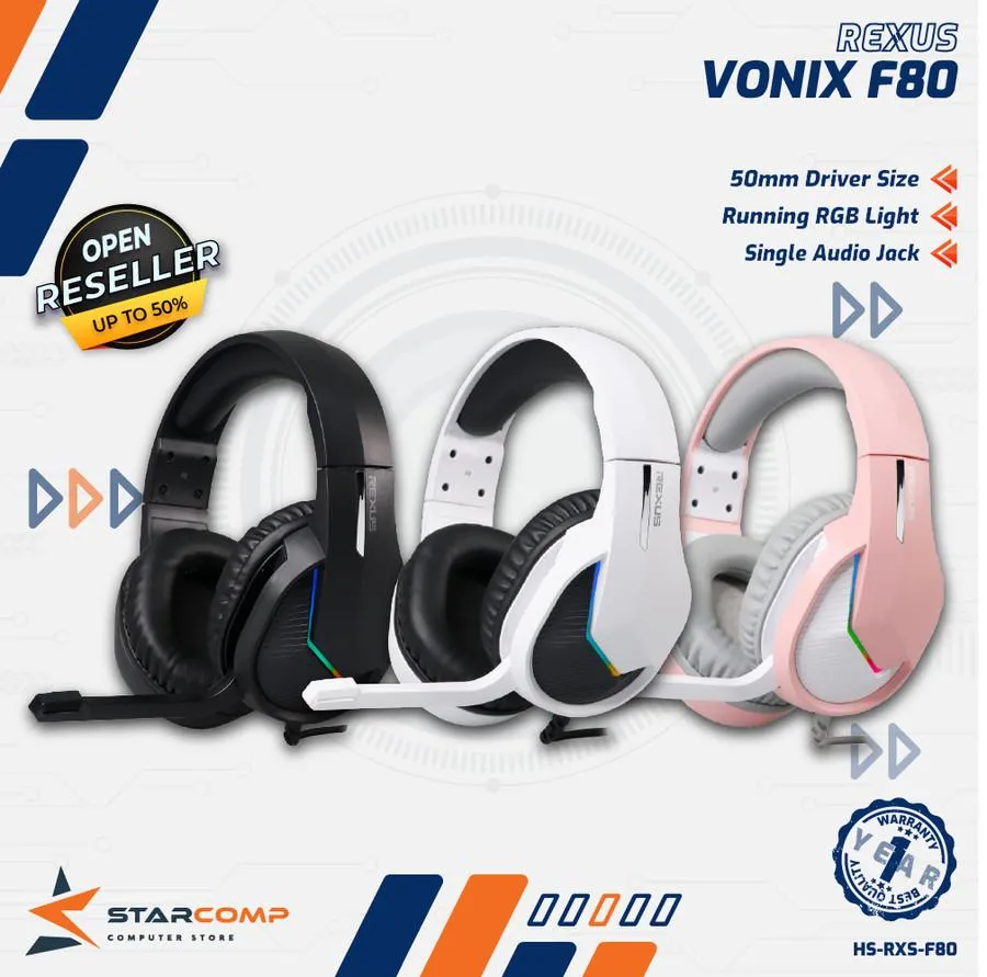 HEADSET REXUS F80 VONIX