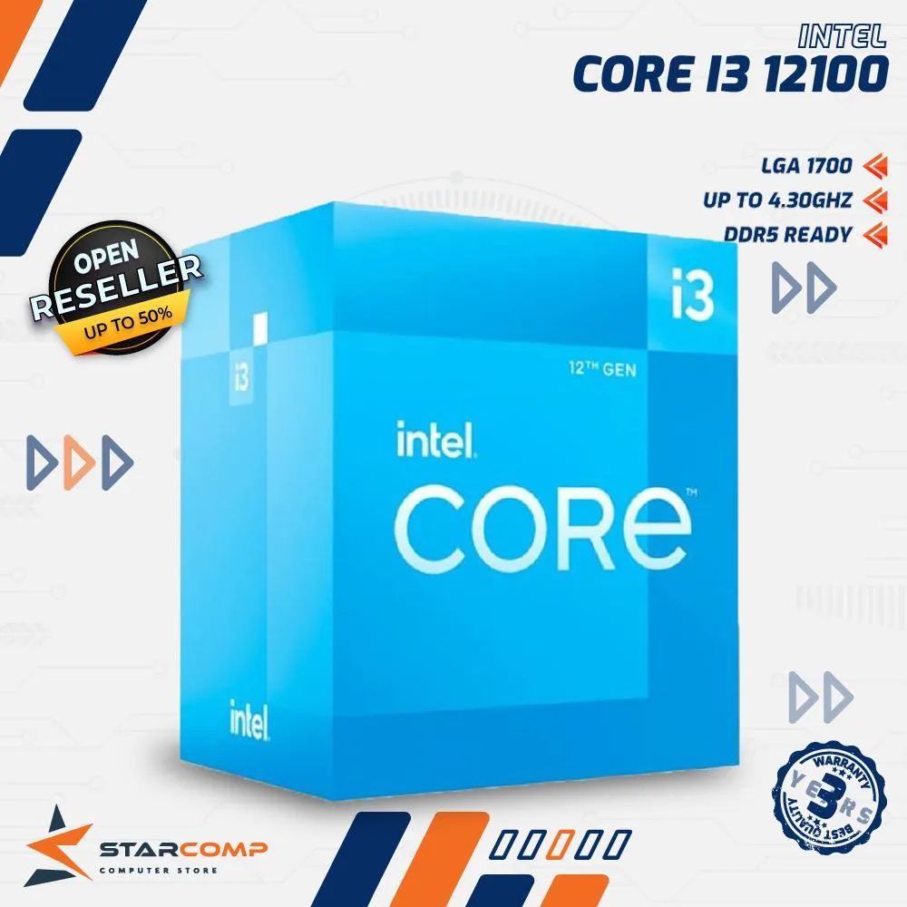 PROCESSOR INTEL CORE I3 12100 BOX