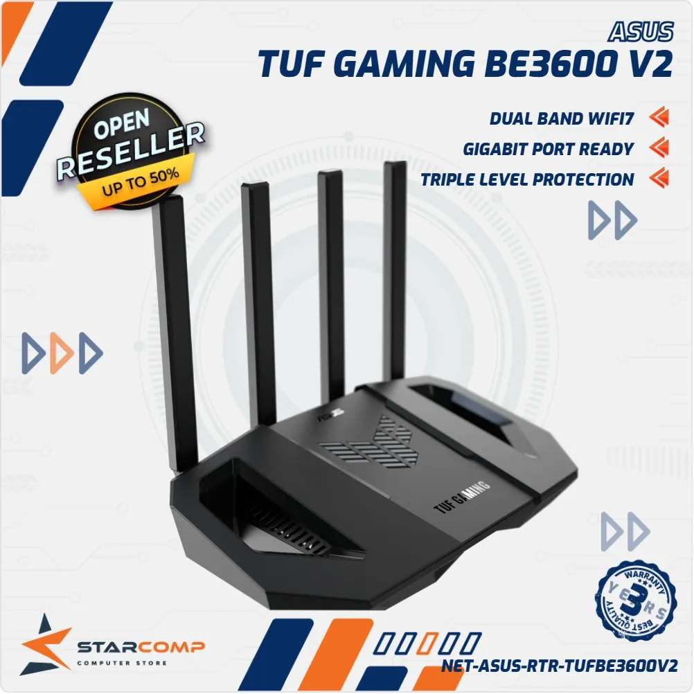 ROUTER ASUS TUF GAMING BE3600 V2