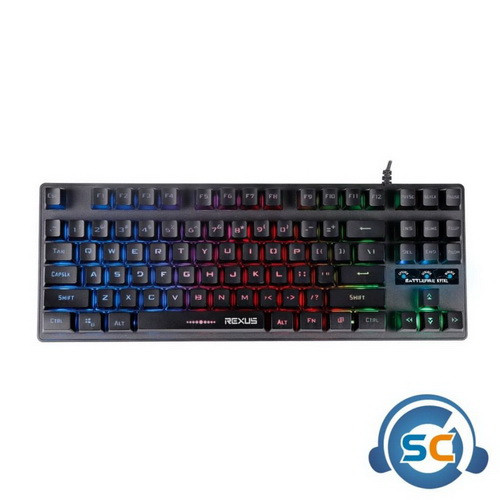 KEYBOARD GAMING REXUS K9TKL / K9 TKL BACKLIT FORTRESS BATTLEFIRE