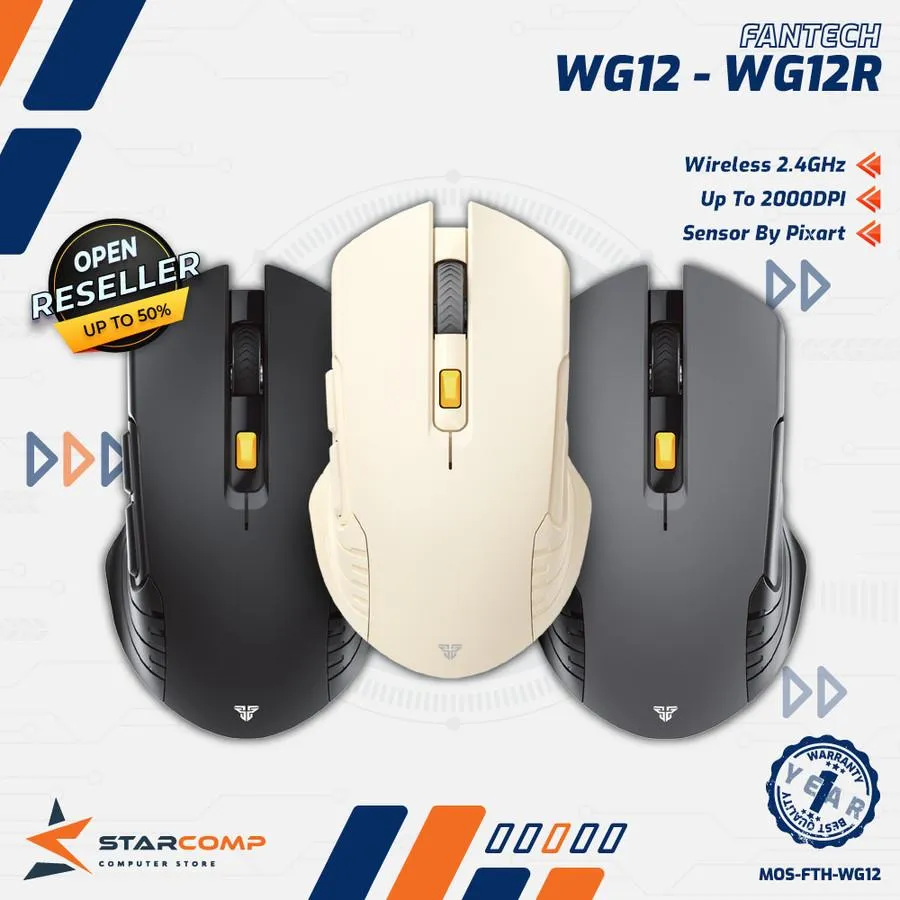 MOUSE FANTECH WG12R RAIGOR III