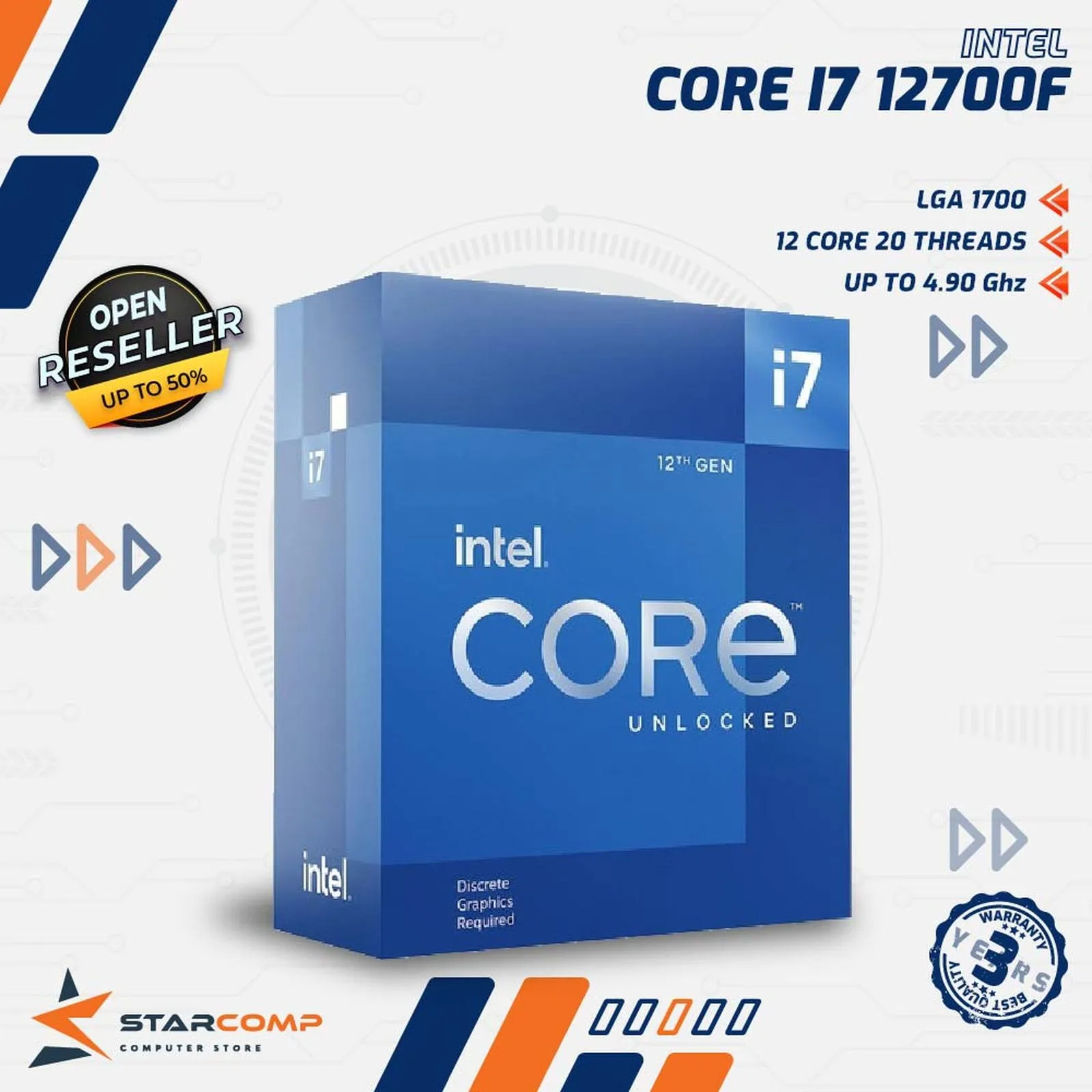 PROCESSOR INTEL CORE I7 12700F