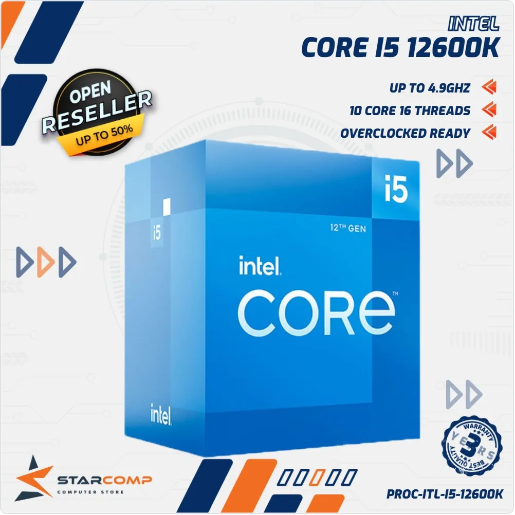 PROCESSOR INTEL CORE I5 12600K