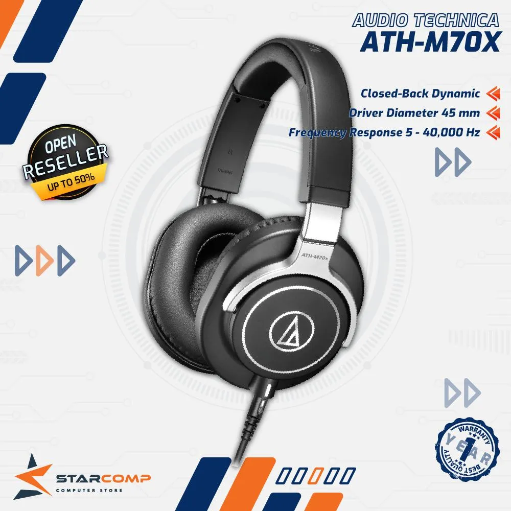 HEADSET AUDIO TECHNICA M70X