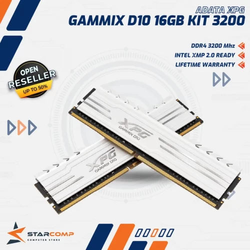 ADATA XPG GAMMIX D10 16GB KIT DDR4 3200 MHZ