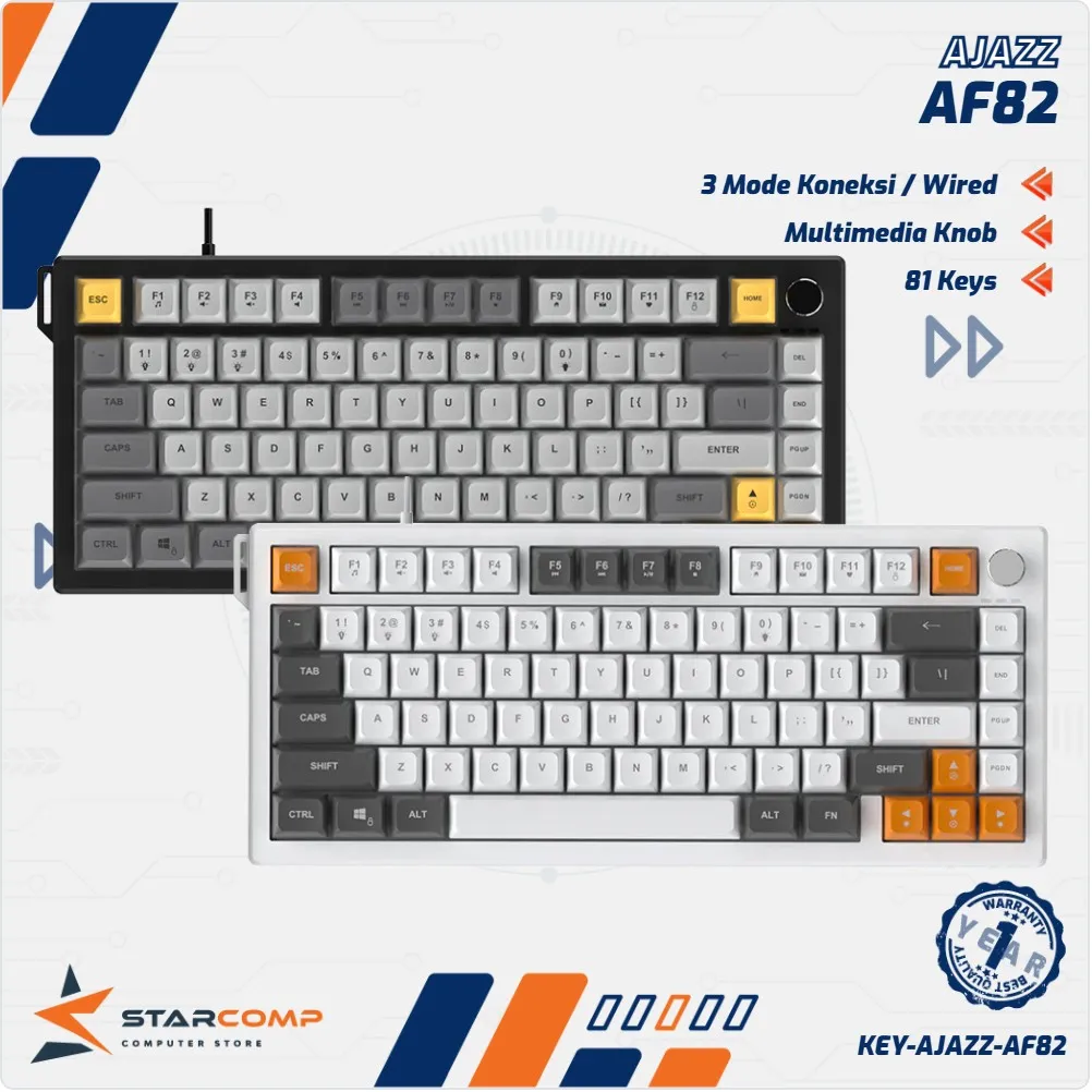 KEY AJAZZ AF82 WIRED MEMBRANE