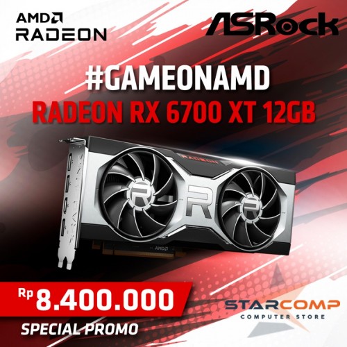 ASROCK RADEON RX 6700 XT 12GB RDNA 2