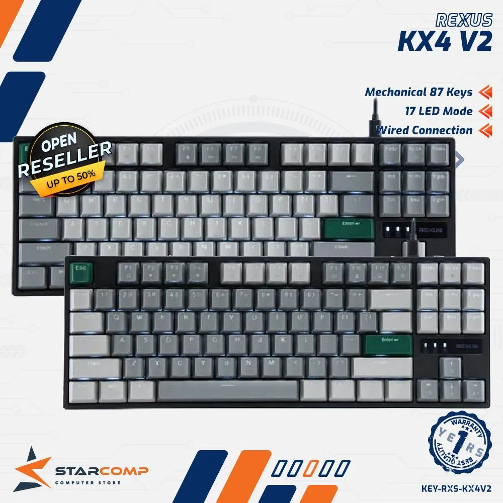 KEY REXUS KX4 V2 HEROIC DARK