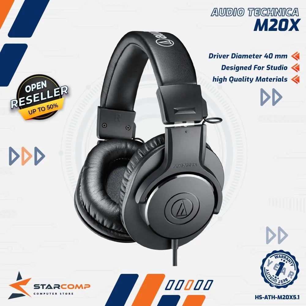 HEADSET AUDIO TECHNICA M20X