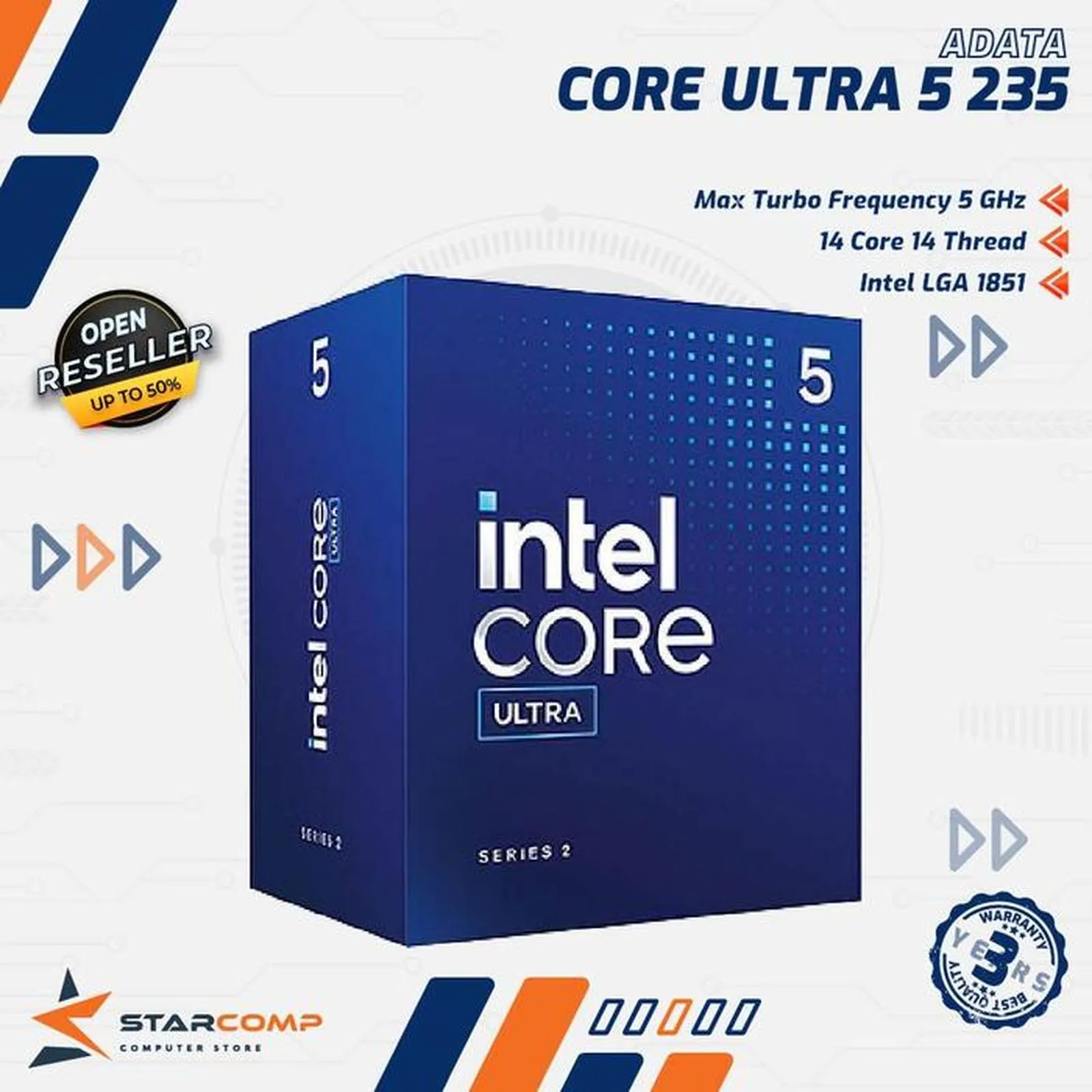 PROCESSOR INTEL CORE ULTRA 5-235