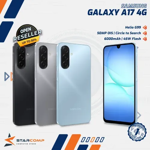 SAMSUNG GALAXY A17 4G LTE 8/128 8/256GB HELIO G99 SMARTPHONE AI 50MP OIS 5000MAH