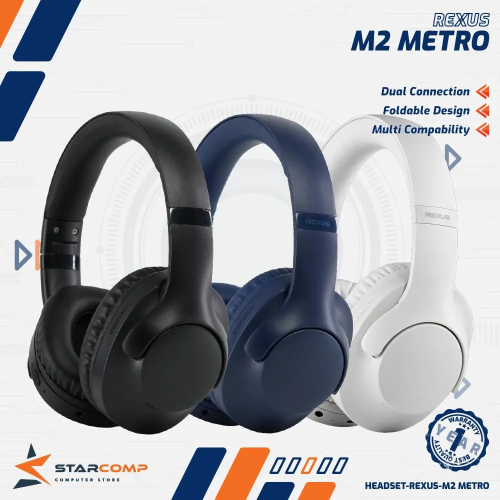 HEADSET REXUS METRO M2 V2