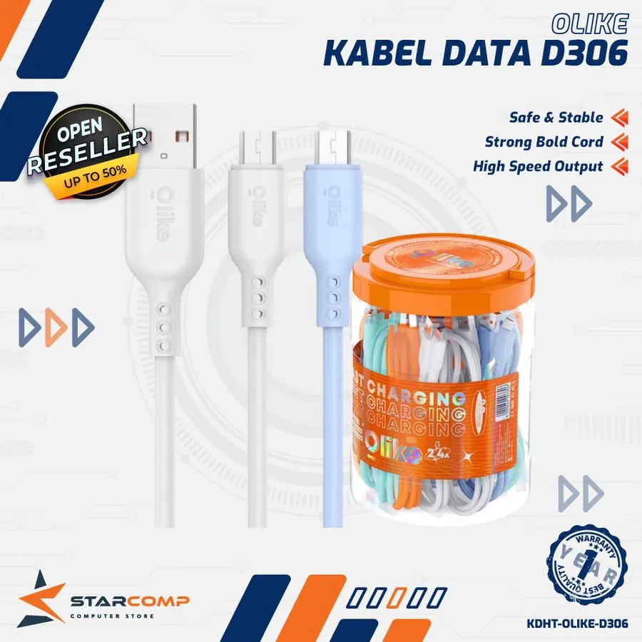 KABEL OLIKE MICRO D306 MIX COLOR