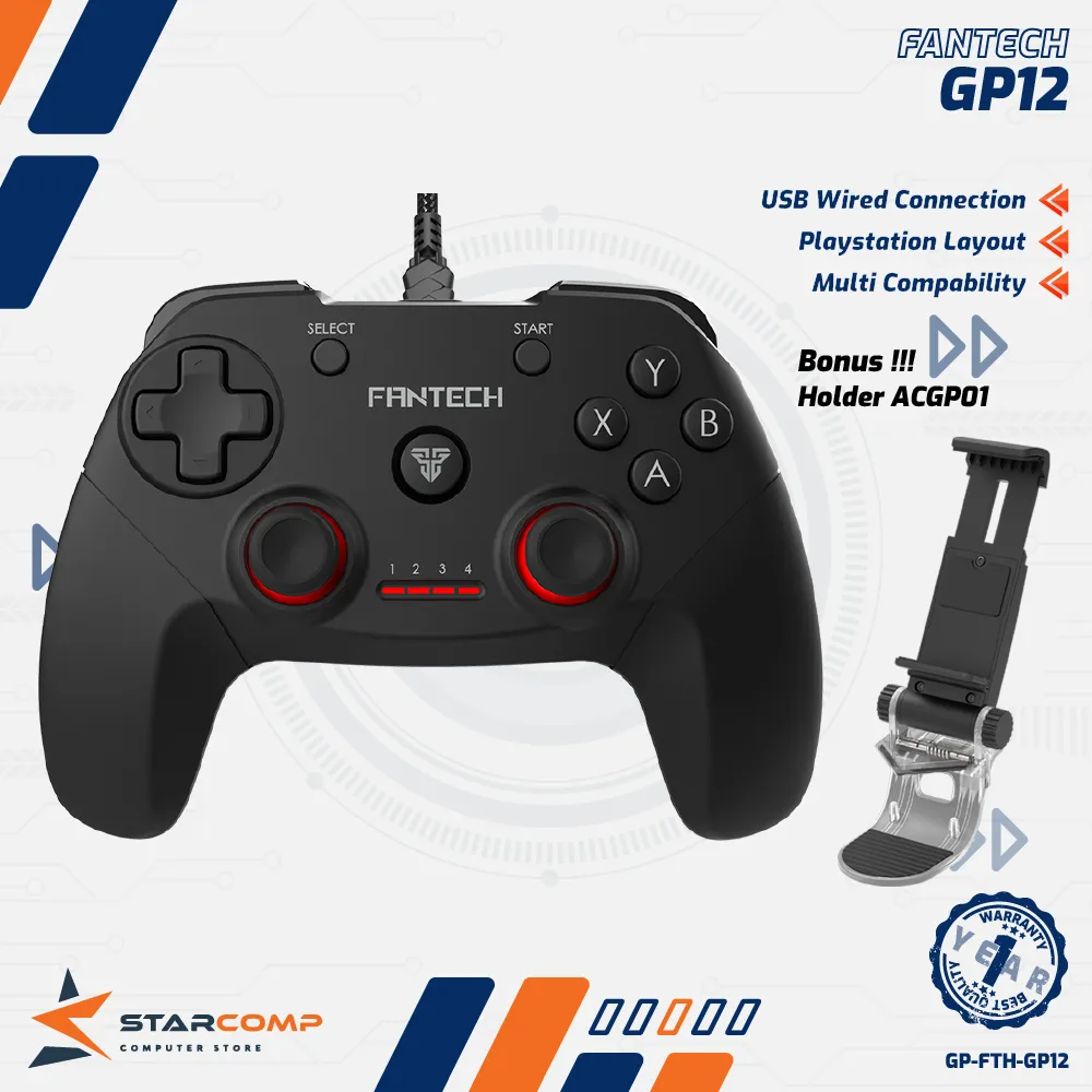 GP FANTECH GP12 + ACGP01 BK