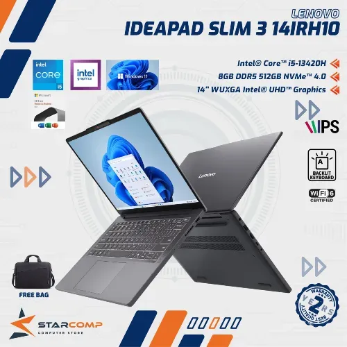 LENOVO IDEAPAD SLIM 3 14IRH10 I5-13420H 8GB 512GB 14" WUXGA W11+OHS