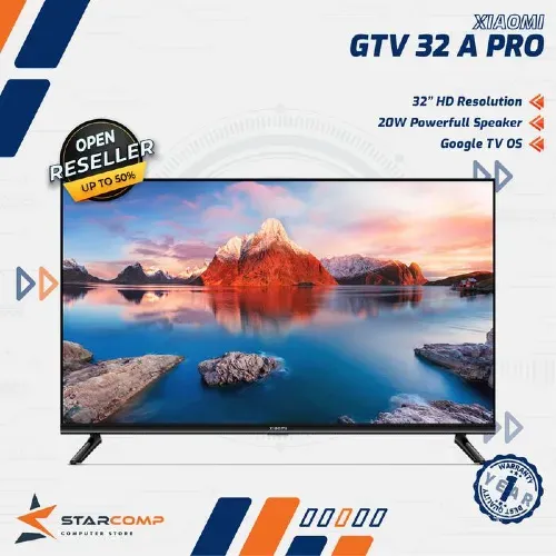 XIAOMI TV 32" A PRO SMART TV LED HD SPEAKER 20W DOLBY GOOGLE AUDIO DTS-X GARANSI RESMI