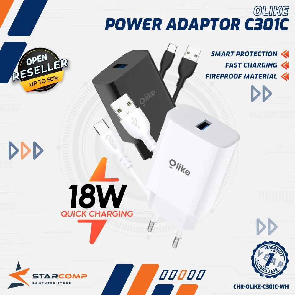 CHARGER SET OLIKE QUICK 18W C301C