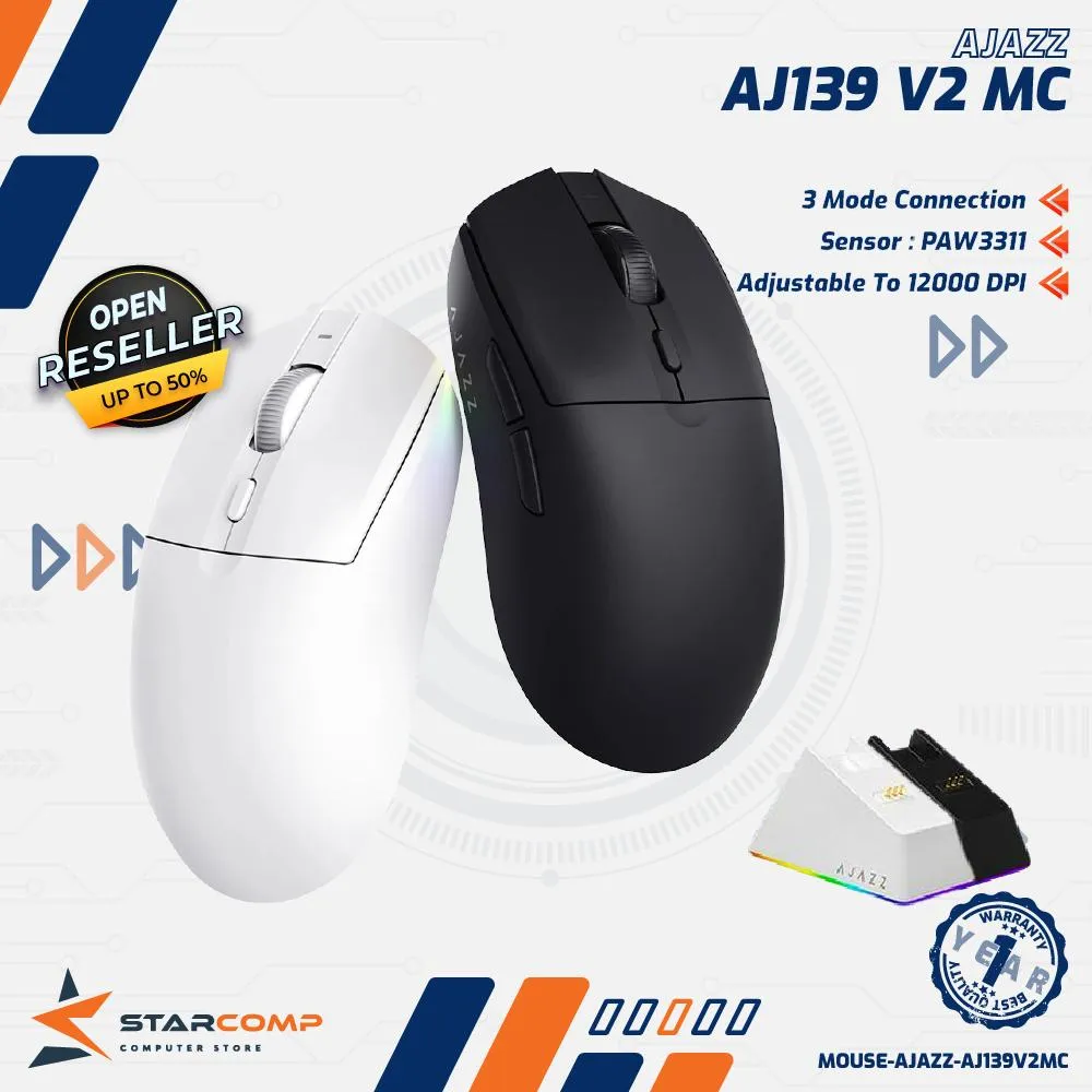 MOUSE AJAZZ AJ139V2 MC 3MODE