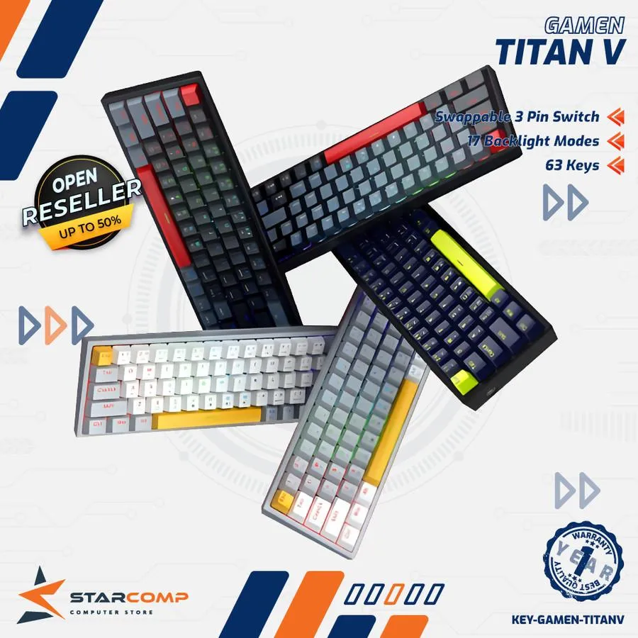 KEY GAMEN TITAN V LIGHT