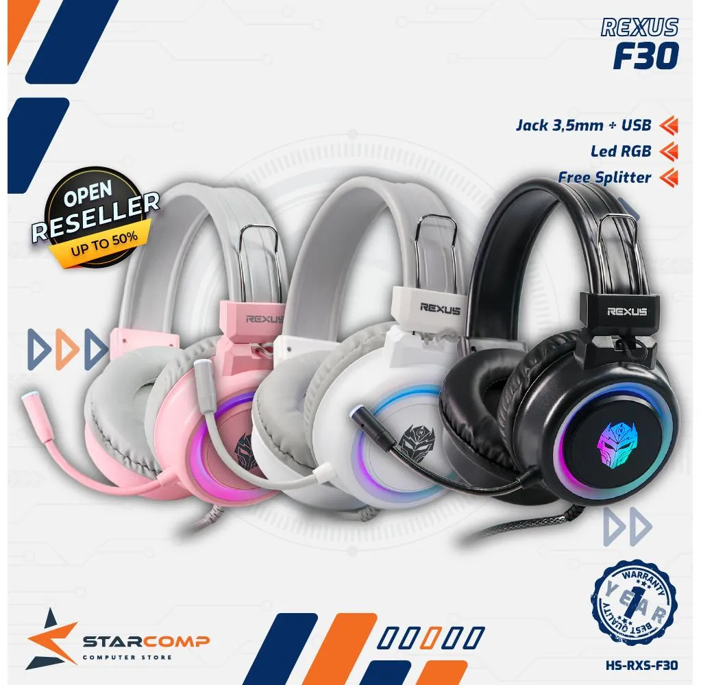 HEADSET REXUS F30 VONIX