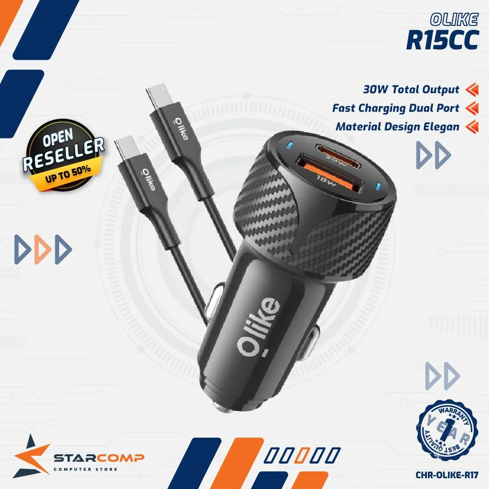 CAR CHARGER OLIKE SET R15CC