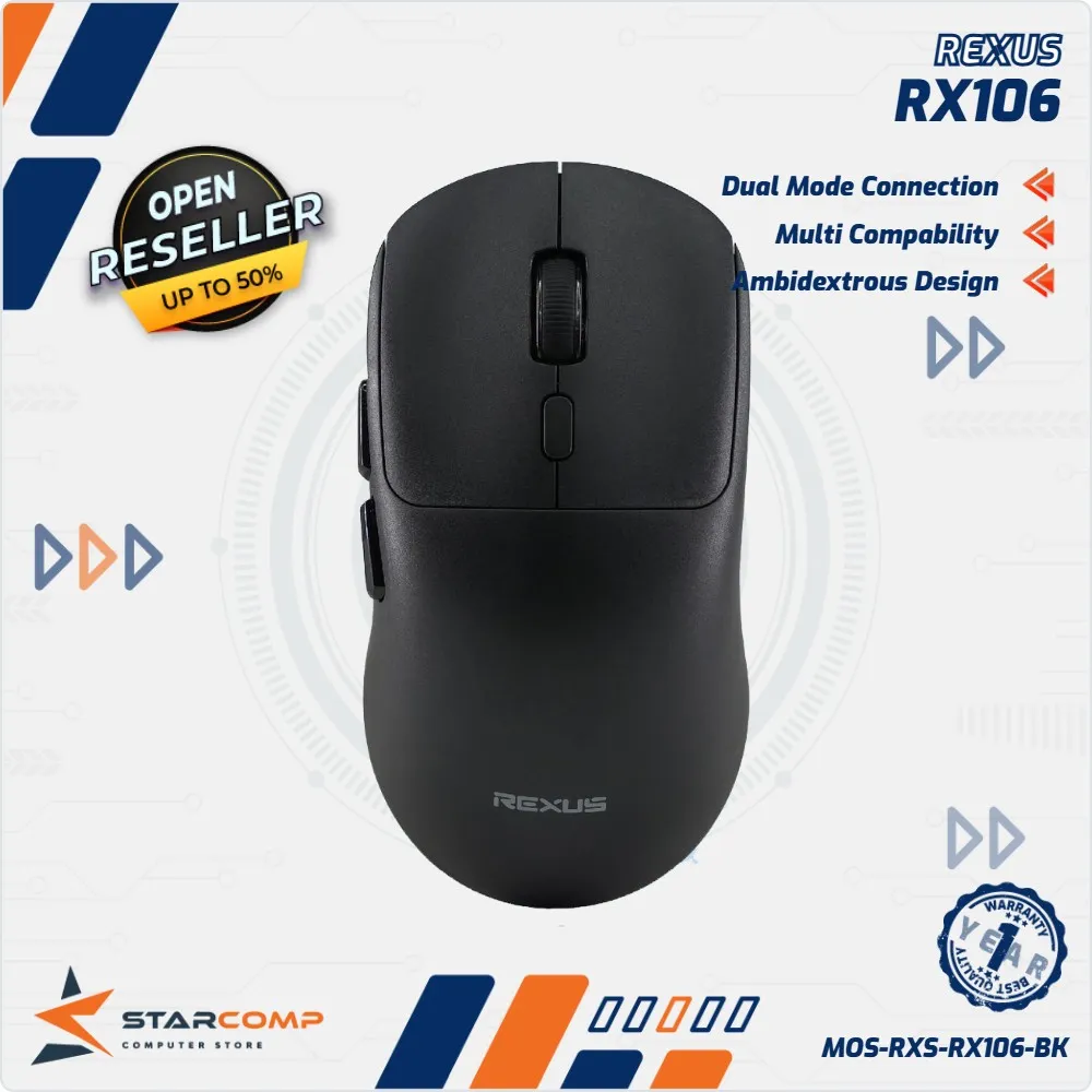 MOUSE REXUS RX106 WIRELESS