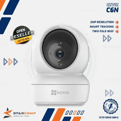EZVIZ C6N 2MP SMART WIFI PAN TILT IP CAMERA CCTV INDOOR 1080P
