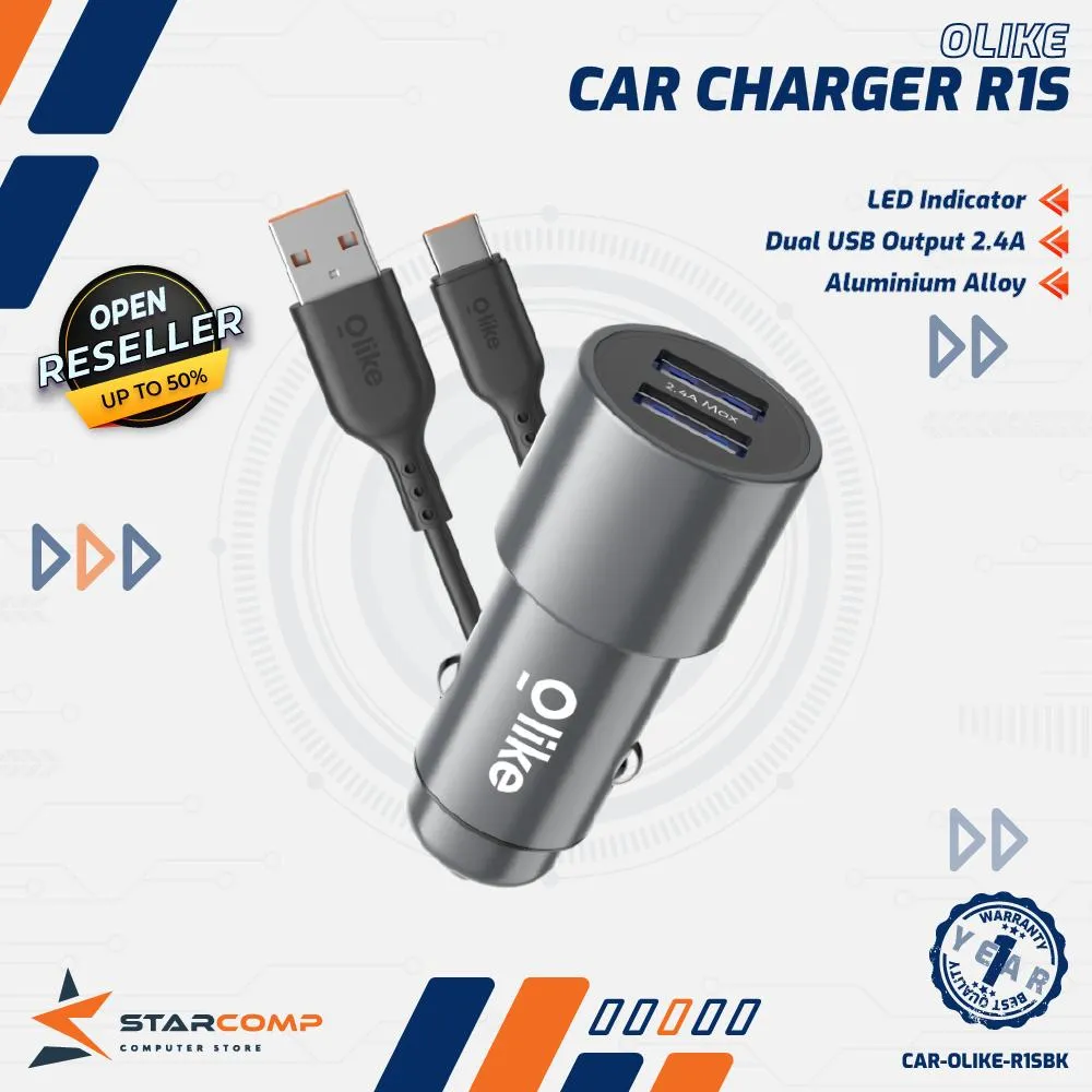 CAR CHARGER OLIKE SET R1S