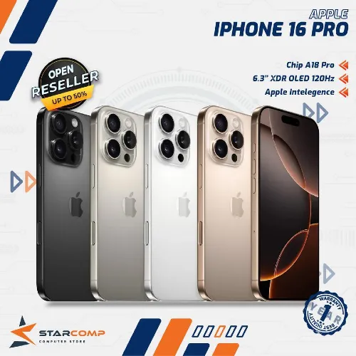 APPLE IPHONE 16 PRO TITANIUM 128GB 256GB 512GB 1TB