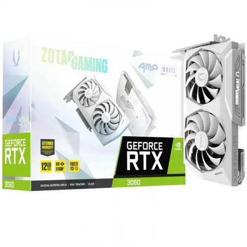 ZOTAC GAMING RTX 3060 AMP WHITE EDITION 12GB GDDR6 192 BIT